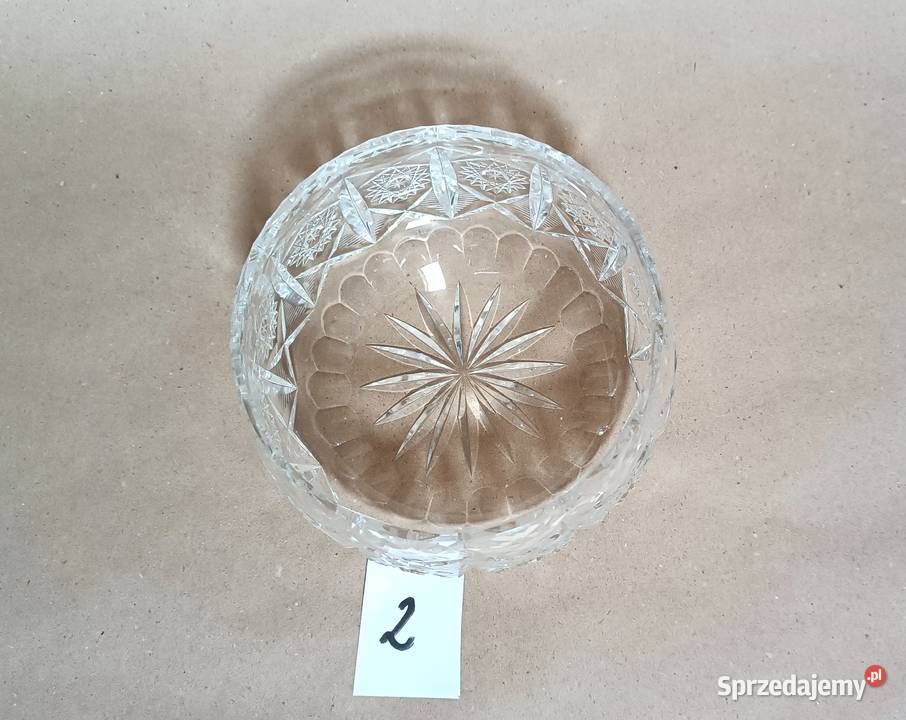 Miska kryształowa naczynie kryształowe kryształy opolskie