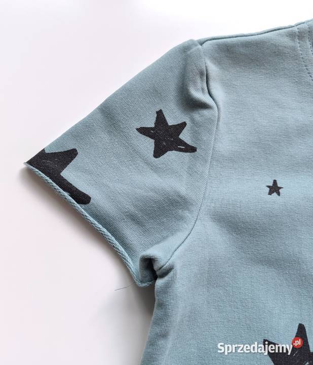 Sukienka Frilly Gwiazdki Tuss 9298 Brudny Błękit