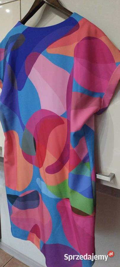 Sukienka letnia w kolorach wielobarwnych lubelskie Lublin