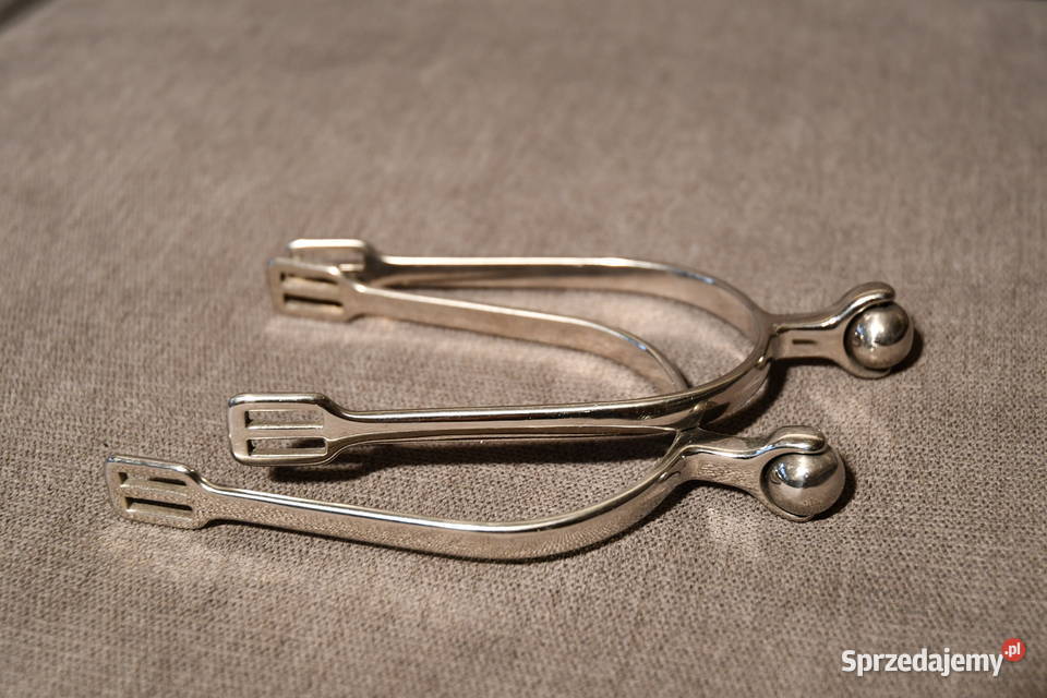 Ostrogi z kulkami HORZE męski stal nierdzewna