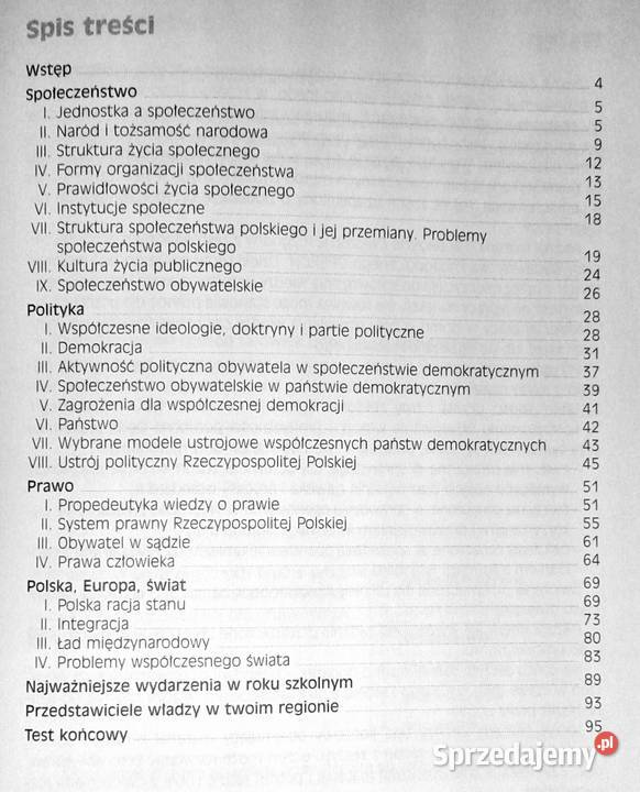 Wiedza o społeczeństwie 1 Zeszyt ćwiczeń Chełm sprzedam