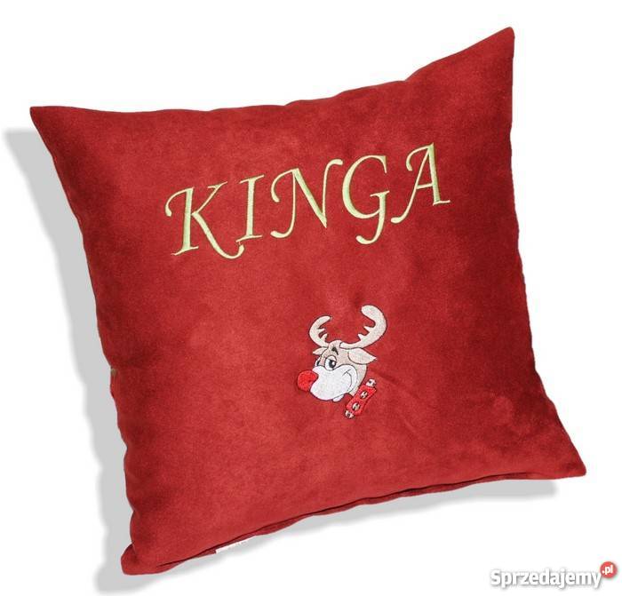 Poduszka na Święta Dziecka z Imieniem na Grudziądz