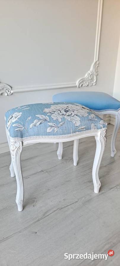 Stylowa pufa podnóżek stołektaboret Shabby Chic Szczecin