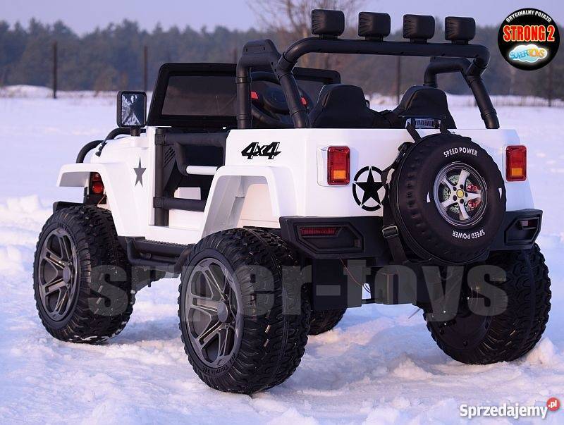 MEGA JEEP 4X42X12V Z REDUKTOREM NAPĘDU EXCLUSIVE Toruń
