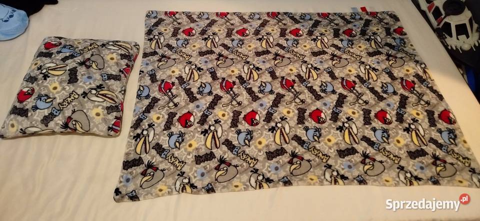 Komplet poduszka kocyk Angry Birds sprzedam