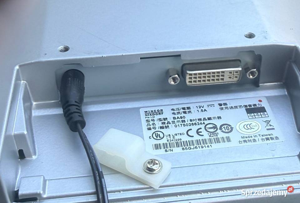 Monitor 8 BA90 z zasilaczem podkarpackie Łańcut
