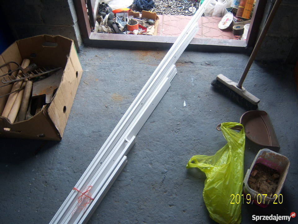 Kanisz karnisze plastikowe dwurzędowe szyny biały Pozostałe Kielce