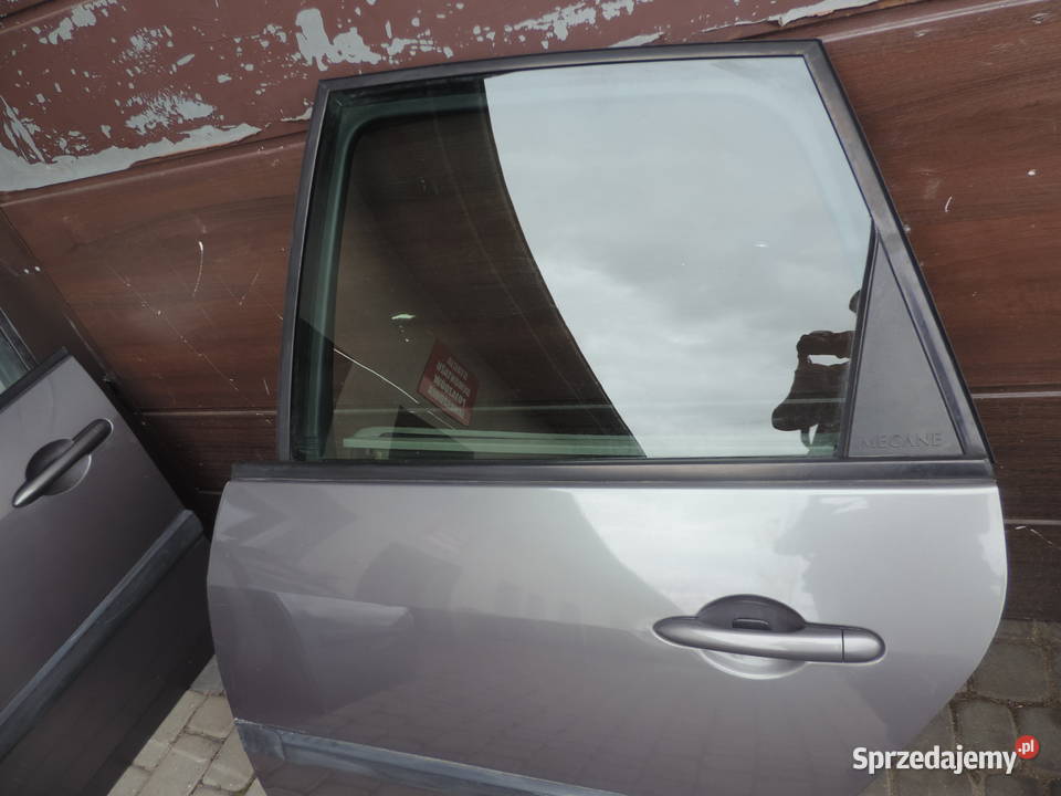 RENAULT SCENIC 2 DRZWI LEWE TYLNE NV603 części blacharskie Nowy Sącz