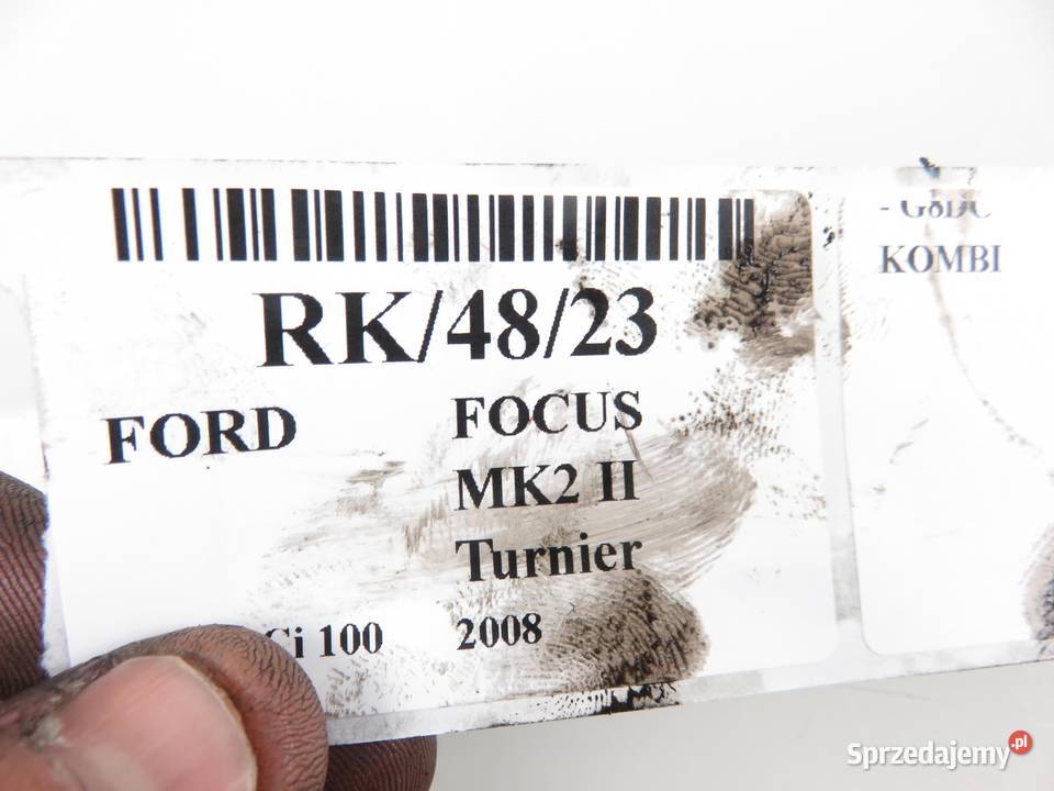 RURA INTERCOOLERA FOCUS MK2 II 16 TDCi Przewody powietrza