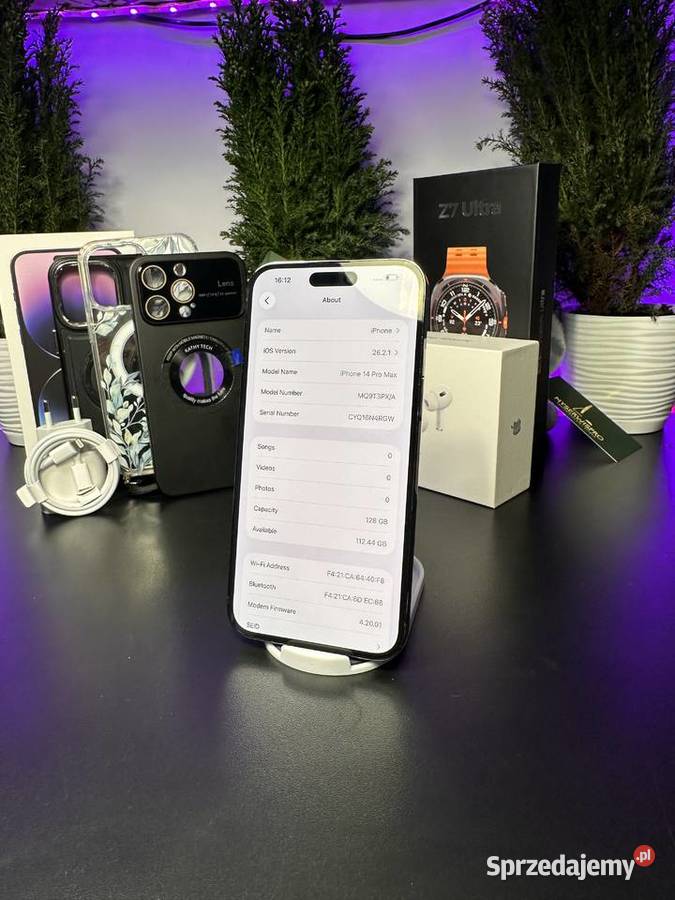 Apple iPhone 14 Pro 128GB Bateria 90 Stan Warszawa