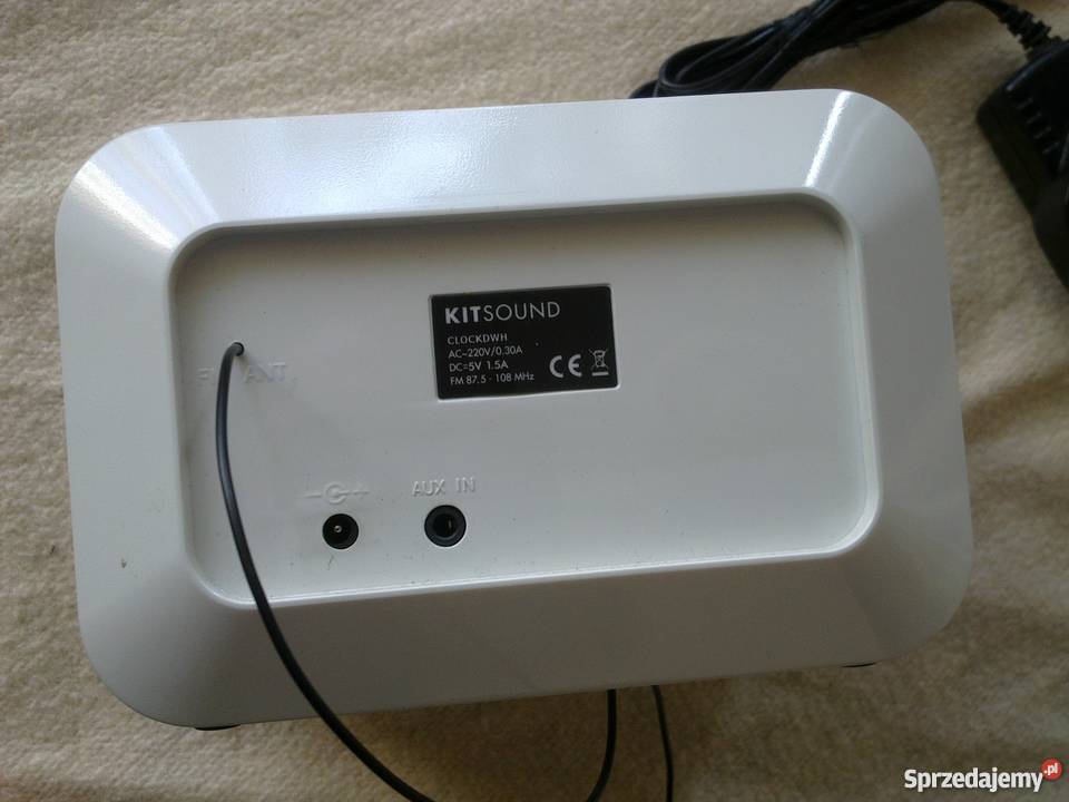 KitSound Clock Radio Dock for iPod iPhone Płońsk