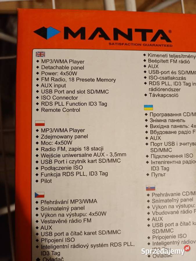 Radio Manta RS3500 nowe