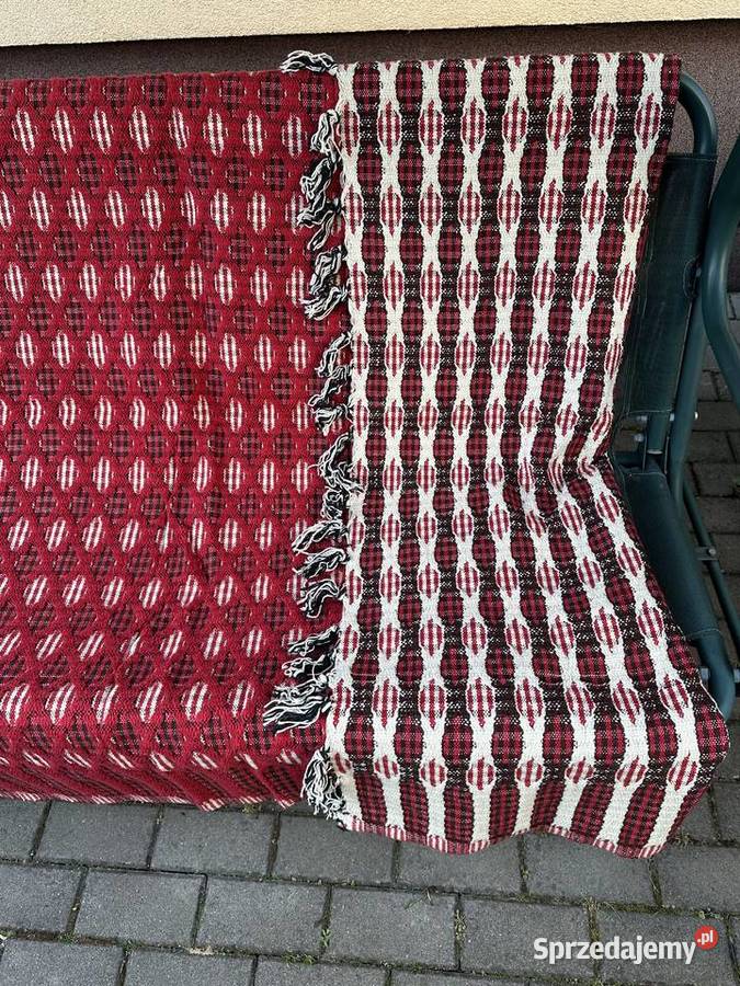 narzuta wełniana nowa dwustronna Łęczyca