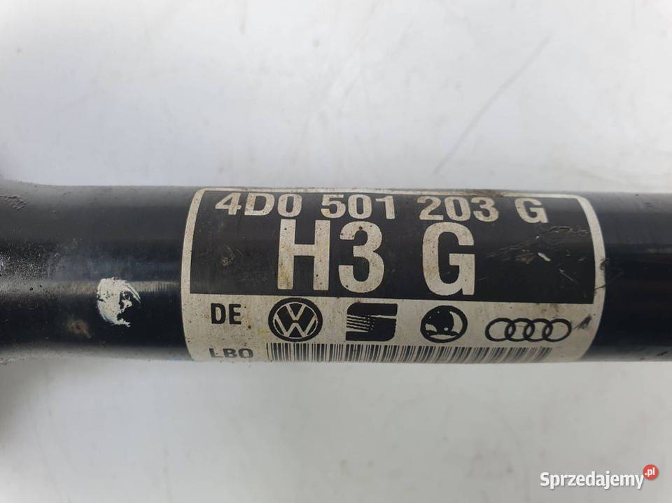 PÓŁOŚ LEWA TYŁ AUDI A8 D2 4D0501203G Lipno