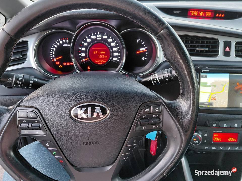 KIA CEED 2013R 14 16V 99 Przeb141 Navi Kamera manualna dolnośląskie Jelenia Góra