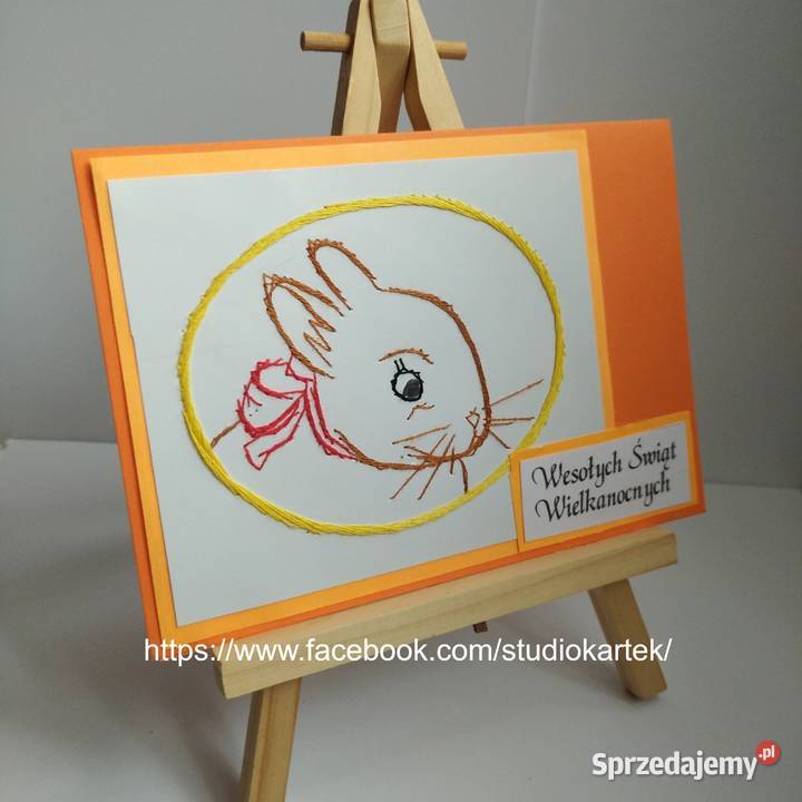 KARTKI WIELKANOC Komunia Chrzest tp Handmade Rękodzieło Białystok