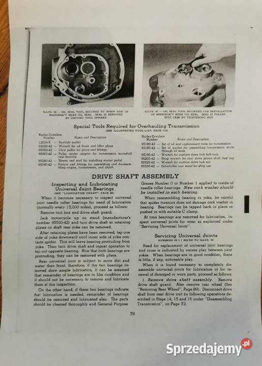 Instrukcja obsługi HarleyDavidson Model 42XASolo Lębork