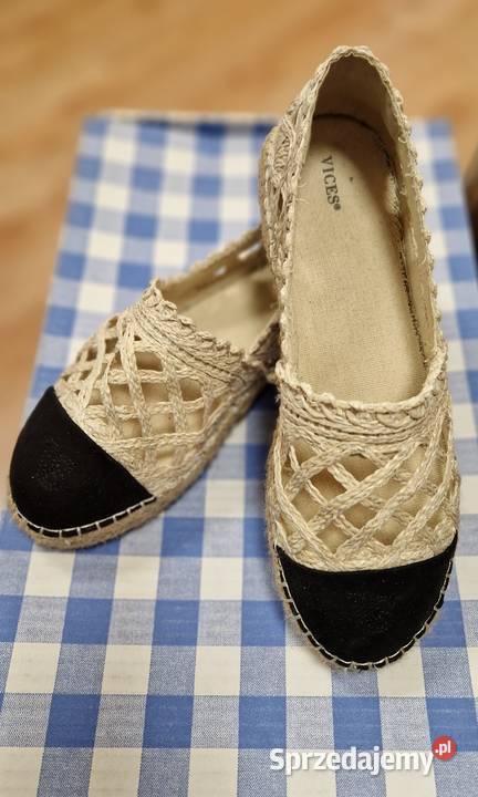 Buty Espadryle Vices 40 ze sznurkiem podeszwie