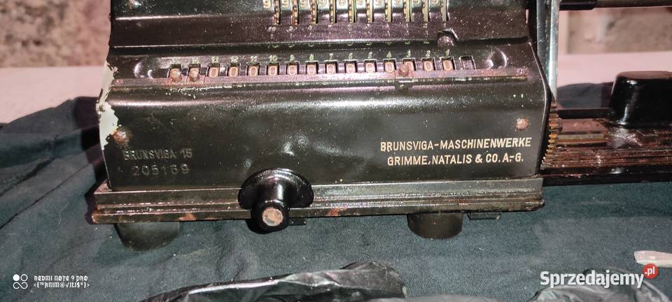 Stara Maszyna licząca BRUNSVIGA 15 Kraków