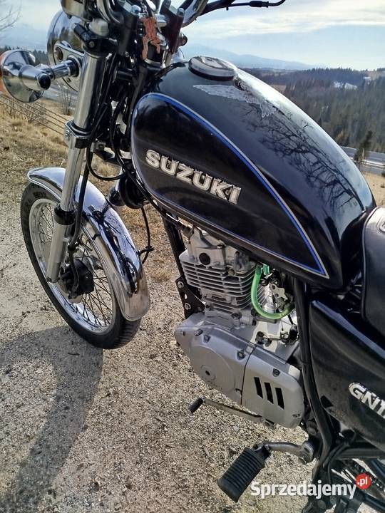 Motocykl Suzuki gn 125 klasyk jazda na kat B Rdzawka