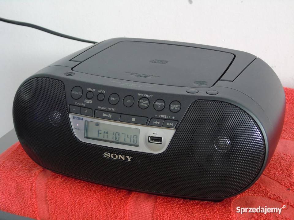 Radioodtwarzacz Sony USB mp3 CD radio AUX Jasło