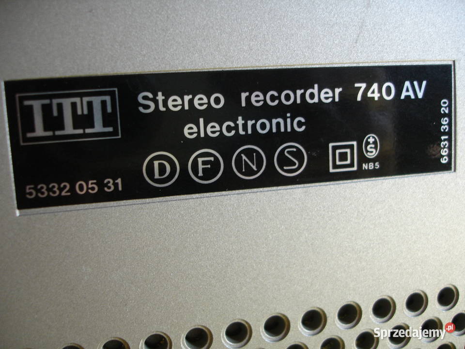 Magnetofon ITT STEREO RECORDER 740AV Zielona Góra sprzedam