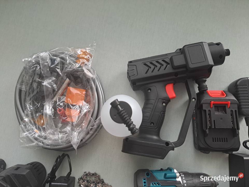 Trzy Zestawy elektro narzędzi na aku Świdnica