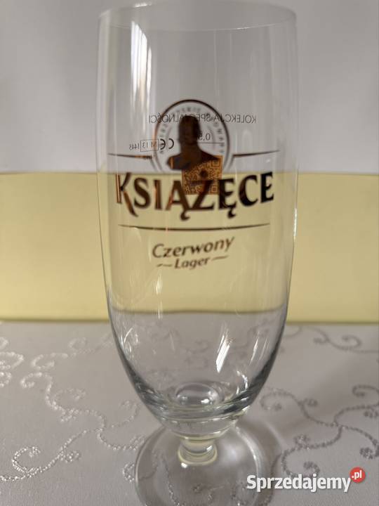 Szklanka Książęce Czerwony Lager 05l Oryginalny Czerwionka-Leszczyny