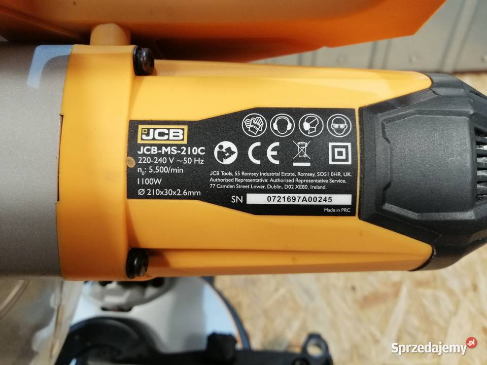 PIŁA UKOŚNICA JCB JCBMS210C 1100W 210mm Wyrzeka