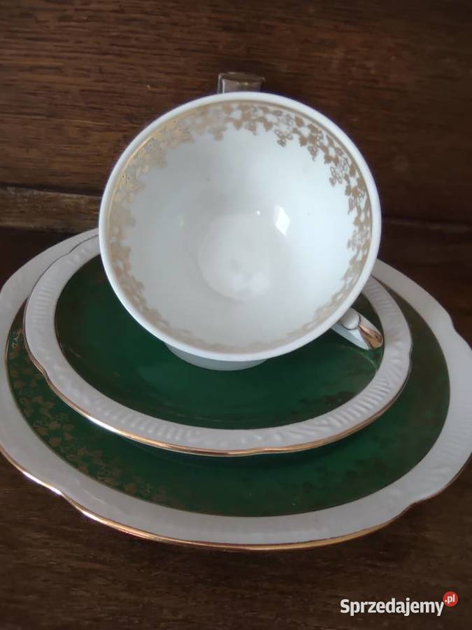 Zestaw śniadaniowy trio porcelana Chodzież Gniezno