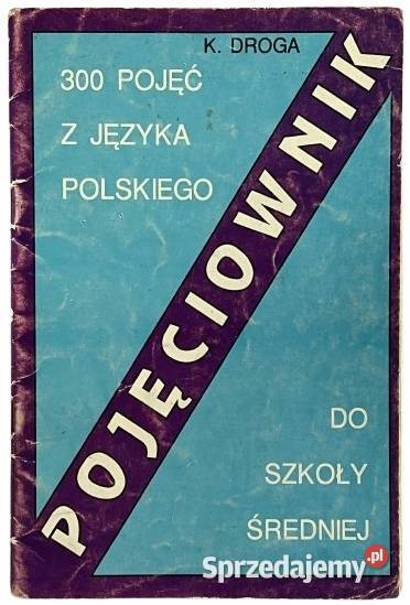 Pojęciownik do szkoły średniej 300 pojęć z mazowieckie