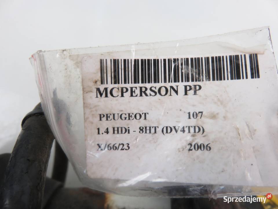 MCPERSON PRAWY PRZEDNI PEUGEOT 107 14 HDi