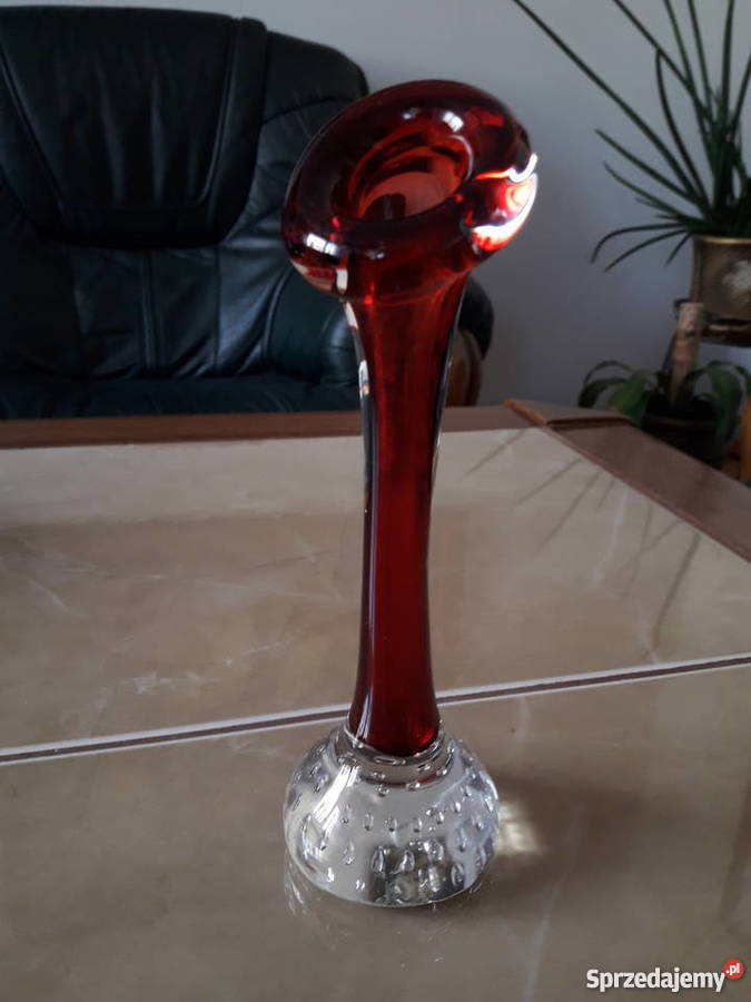 Szklany wazonik Aseda Szwecja lubelskie Janów Lubelski sprzedam