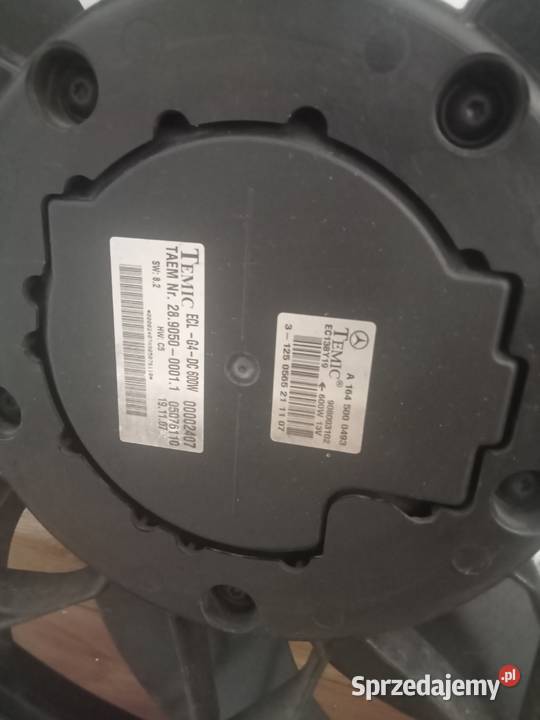 Wetylator chłodnicy Mercedes ML Zdziarzec