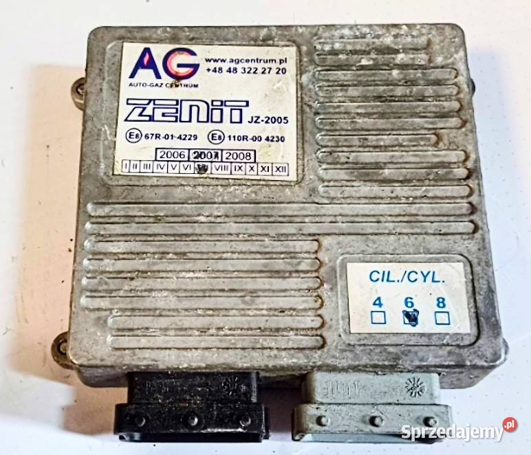 Sterownik gazu lpg Zenit 6 cylAg jz 2005 Sterowniki kujawsko-pomorskie Inowrocław
