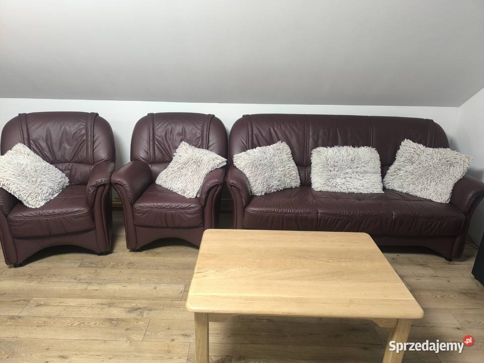 Sofa i dwa fotele lubelskie Zawieprzyce