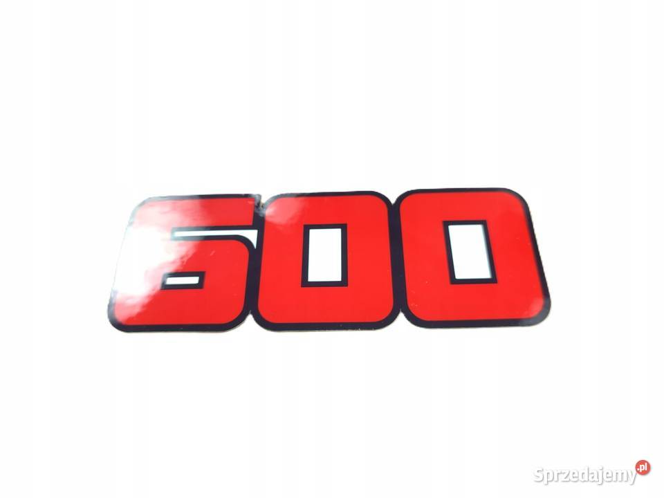 NAKLEJKA 600 NA BOCZEK SIEDZENIEM YAMAHA XT600