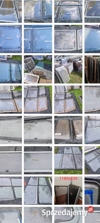 Szyby do przyczep kempingowych kamperow 1000 Adria Świdnica