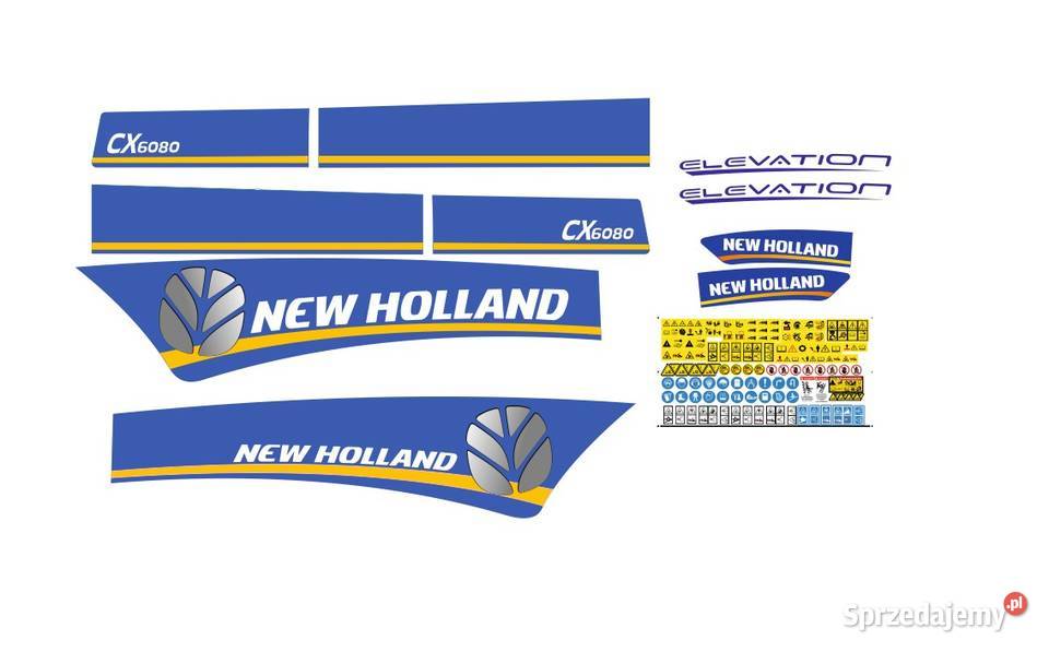Naklejki Holland cx 6080 super mocne zamienniki Bydgoszcz