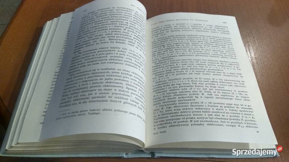 Procesy falowe optyka fizyka atomowa i jądrowa tradycyjny podręcznik Książki i Podręczniki Gdańsk