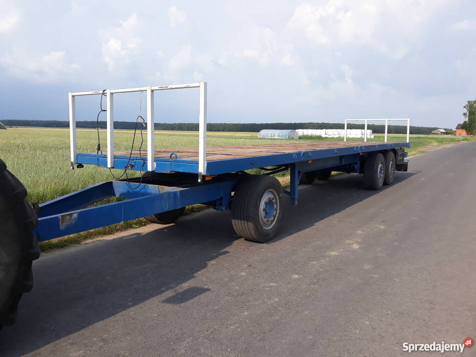 Naczepa Trailor do balotów 12m na resorach Chwaliszew