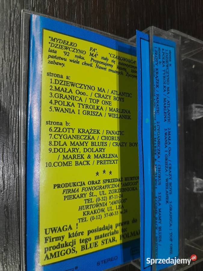 Kaseta magnetofonowa Gala Piosenki Chodnikowej małopolskie