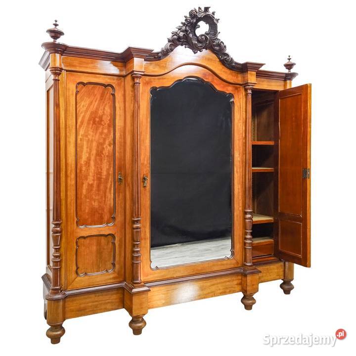 Elegancka DREWNIANA SZAFA Bieliźniarka DREWNO 223cm Kalisz