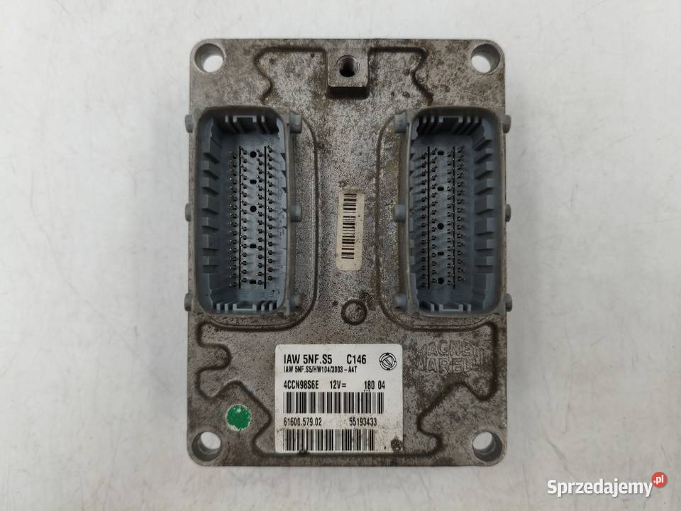 Sterownik Silnika Fiat Panda II 12 8v 55193433 Części samochodowe mazowieckie Wyszków sprzedam