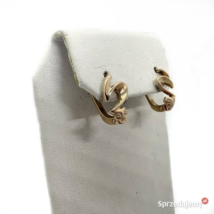 Złote Kolczyki pr 585 253g warmińsko-mazurskie Elbląg
