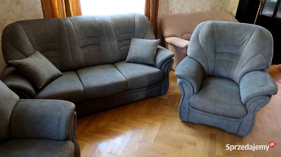 Piękny komplet wypoczynkowy Bologna sofa 3 os i Ziębice