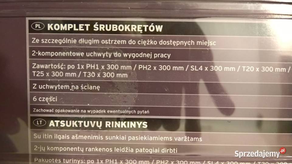 Długie śrubokręty Powerfix 6 sztuk Nowe mazowieckie