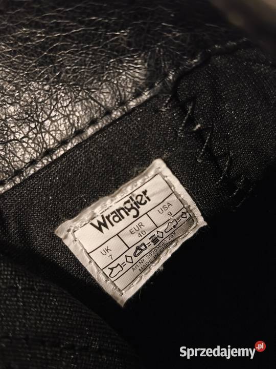 Nowe stylowe botki Wrangler na obcasie Nadarzyn sprzedam