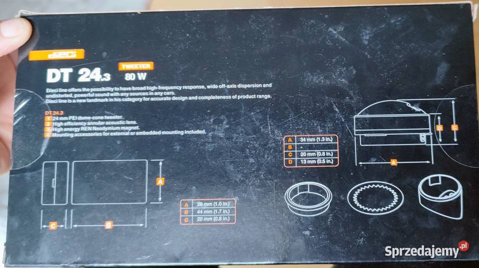 Głosnik Hertz DT 243 warmińsko-mazurskie Olsztyn