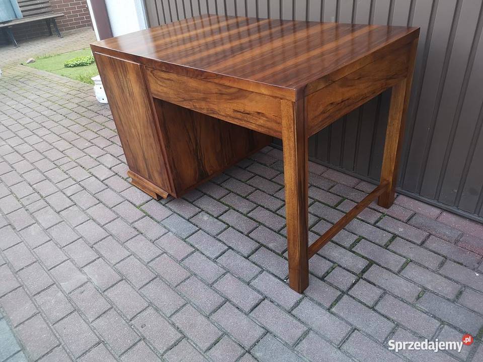 Biurko ARTDECO Orzech Unikatowe Stare Antyk Swarzędz
